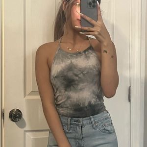 Brandy Melville tiedye halter top